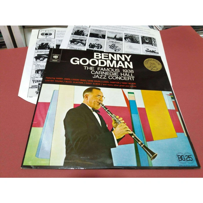 BENNY GOODMAN CARNEGIE HALL JAZZ CONCERT    2 LP