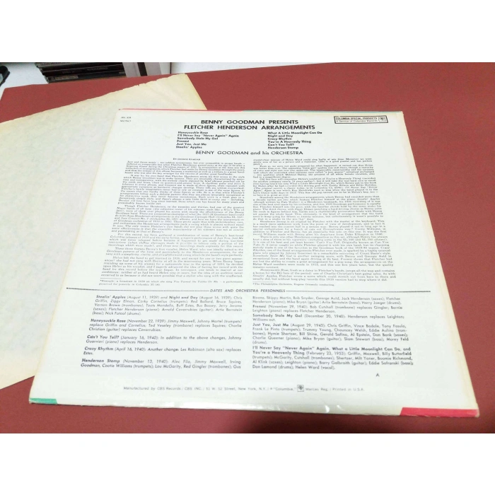 BENNY GOODMAN FLETCHER HENDERSON