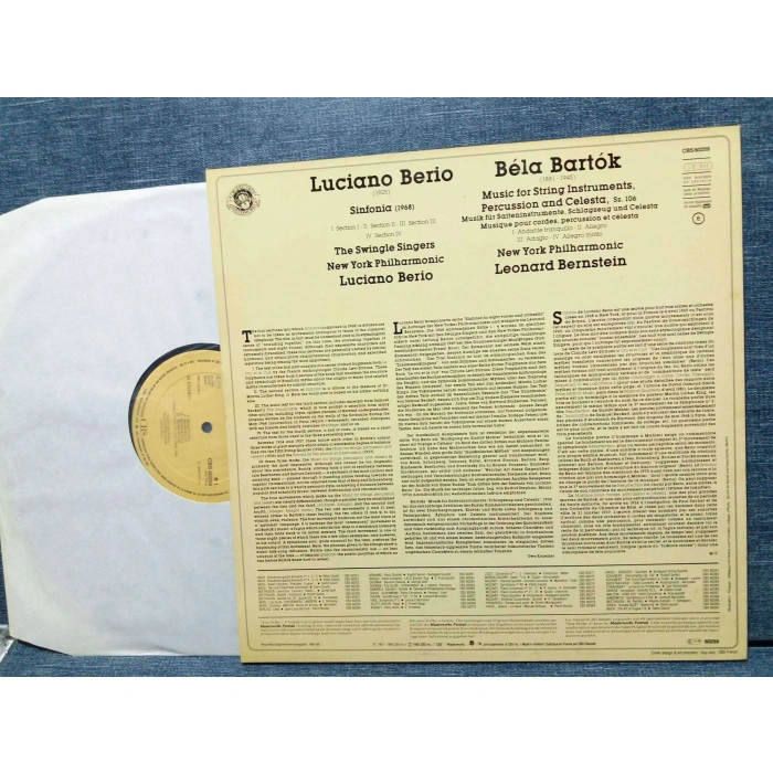 BERIO SINFONIA  -  BELA BARTOK PERCUSSION