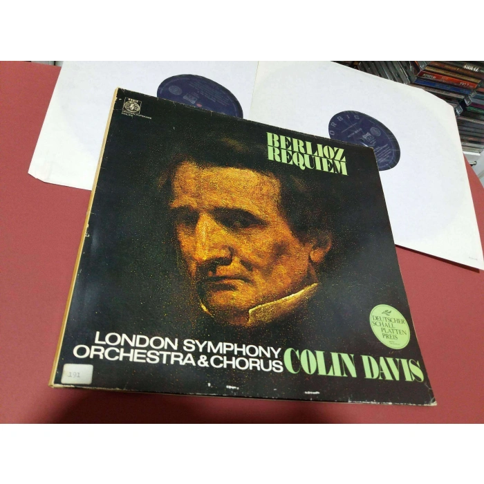 BERLIOZ REQUIEM LONDON SYM COLIN DAVIS 2 LP