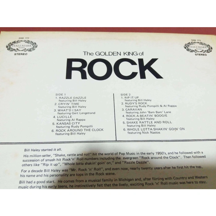 BILL HALEY GOLDEN KING OF