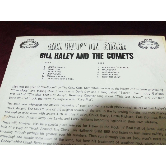 BILL HALEY ON STAGE THE COMETS
