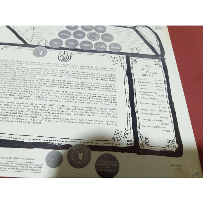 BILLY VAUGHN GOLDEN SAXOPHONES