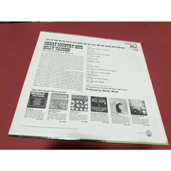 BILLY VAUGHN GREAT COUNTRY