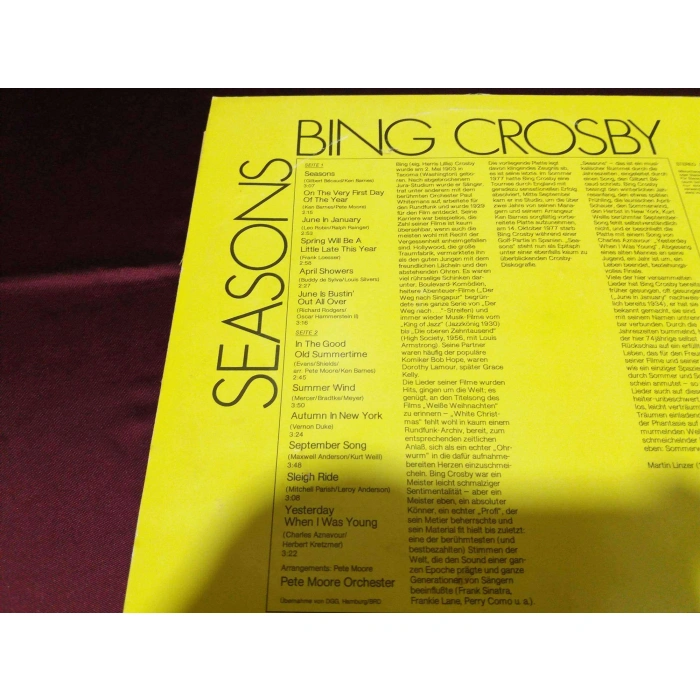 BING CROSBY SEASONS