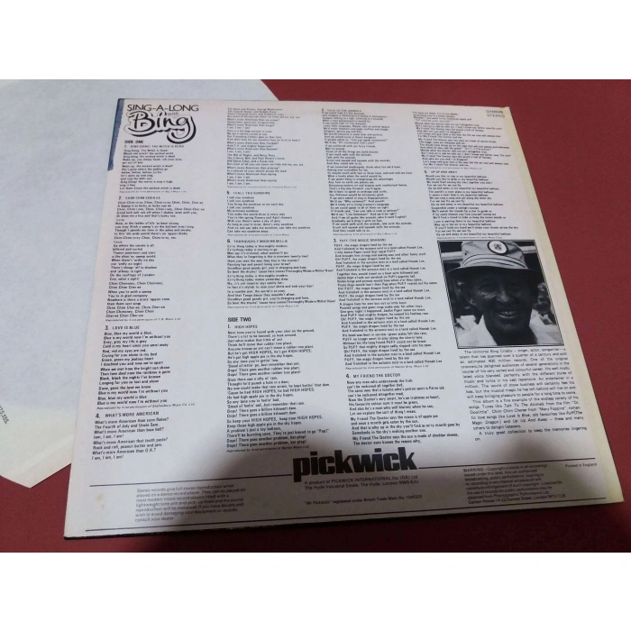 BING CROSBY SING A LONG