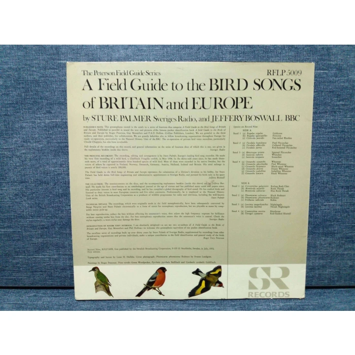 BIRD SONGS OF BRITAIN AND EUROPE