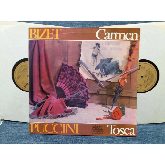 BIZET CARMEN - PUCCINI TOSCA    2 LP