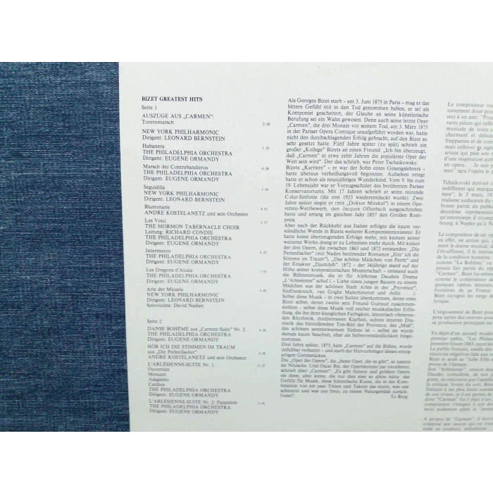 BIZET GREATEST HITS