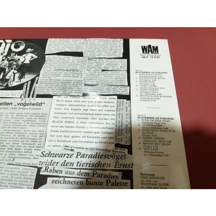 BLACKBIRDS OF PARADISE