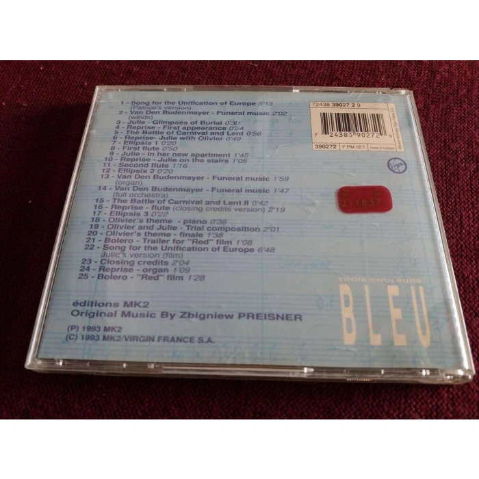 BLEU ZBIGNIEW PREISNER FILM MUSIC
