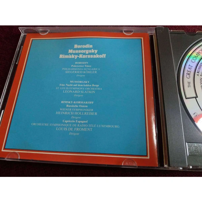 BORODIN MUSSORGSKY RIMSKY KORSSAKOV