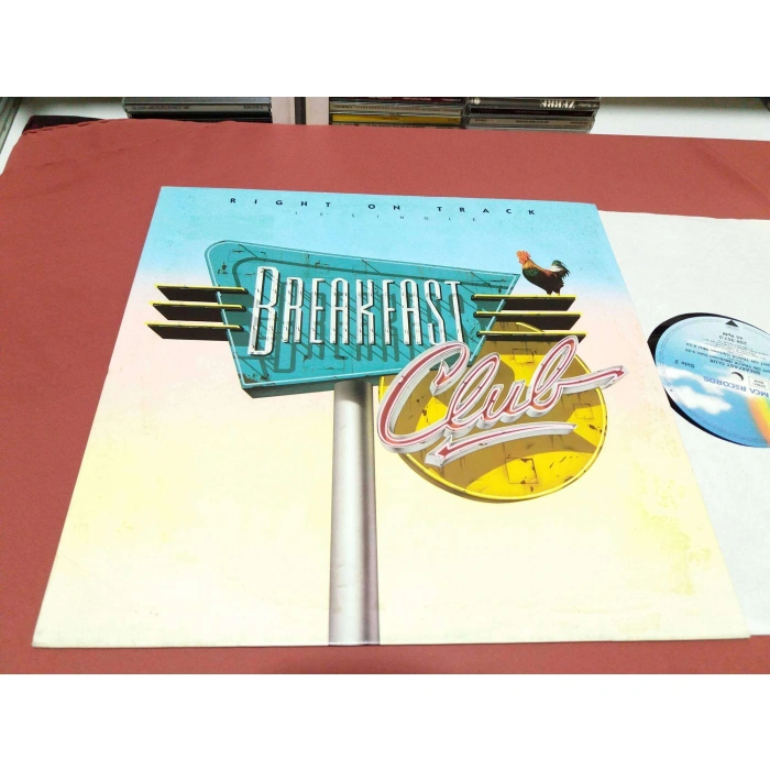 BREAKFAST CLUB RIGHT ON TRACK MAXI LP