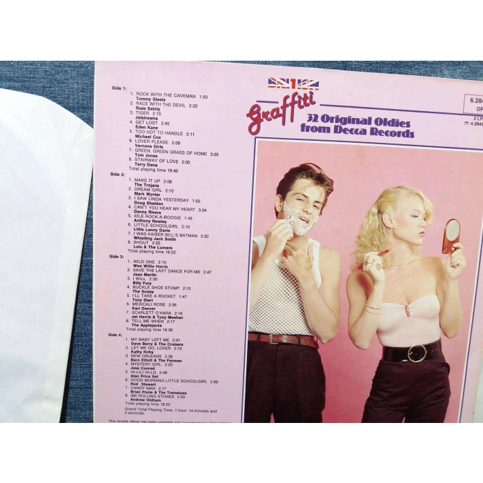 BRITISH GRAFFITI 32 OLDIES    2 LP