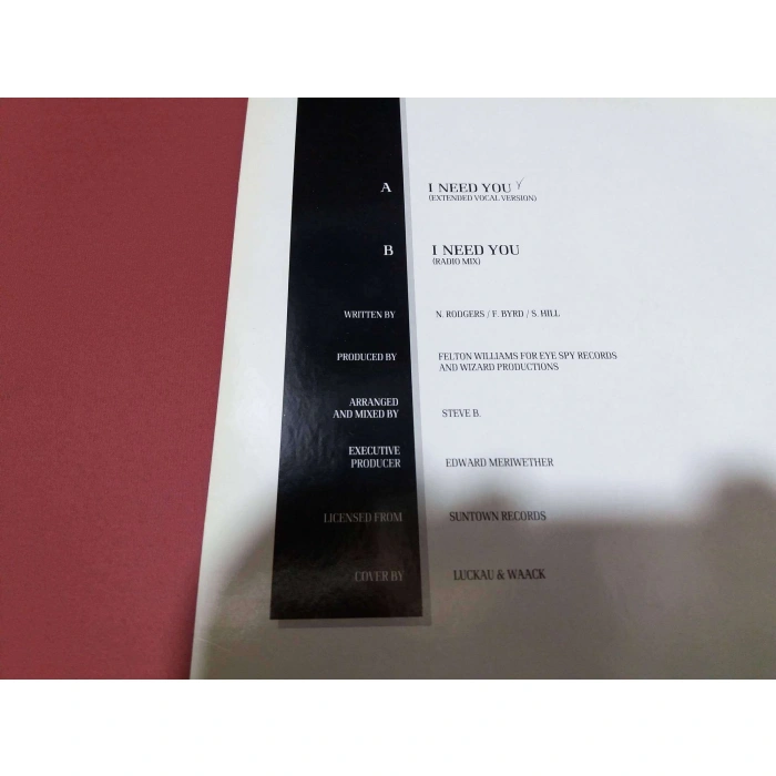 BVSMP I NEED YOU  MAXI LP