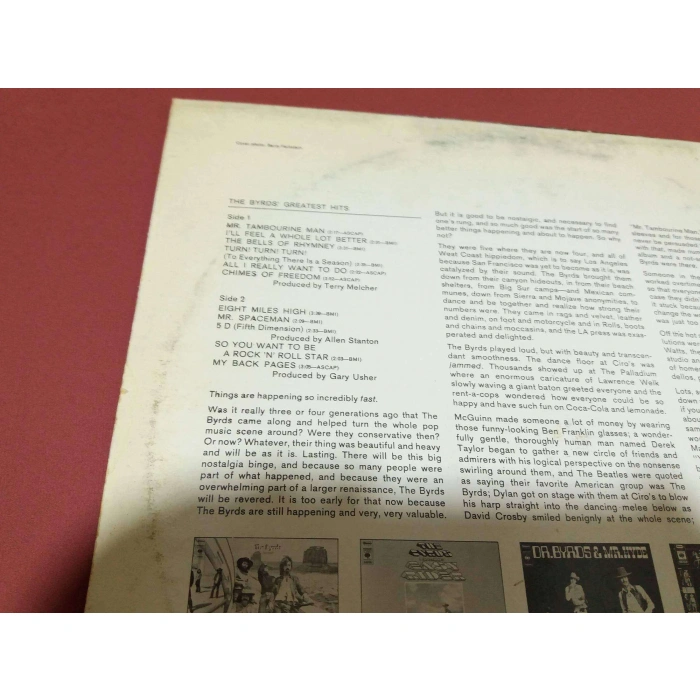 BYRDS GREATEST HITS