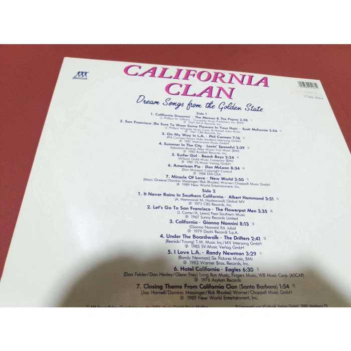 CALIFORNIA CLAN DREAM SONGS GOLDEN STATE