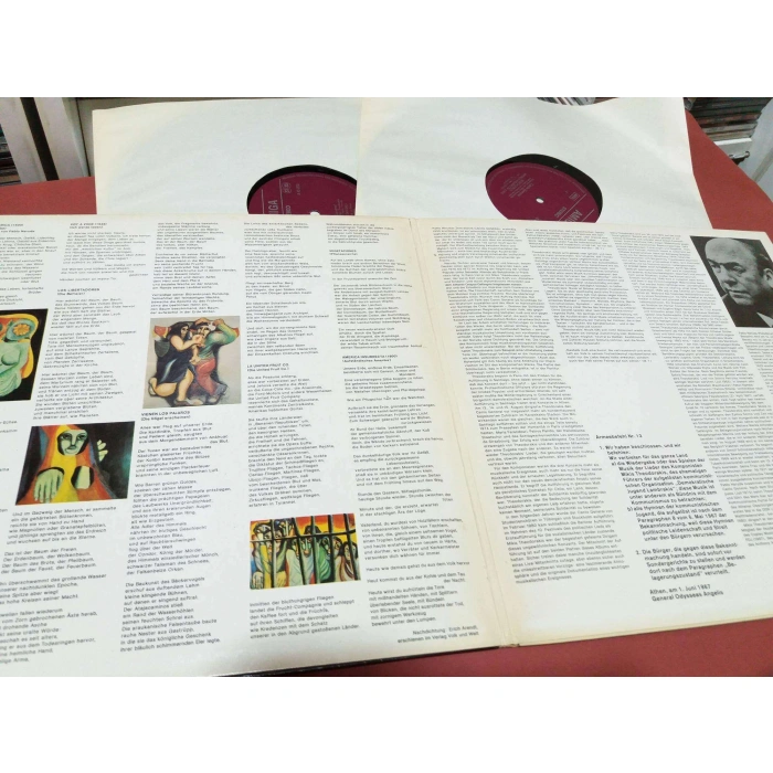 CANTO GENERAL MIKIS THEODORAKIS PABLO NERUDA 2 LP