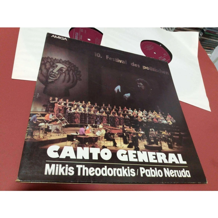 CANTO GENERAL MIKIS THEODORAKIS PABLO NERUDA 2 LP