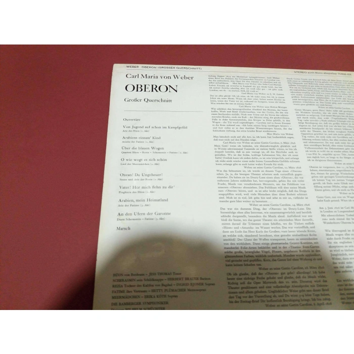 CARL MARIA WEBER OBERON