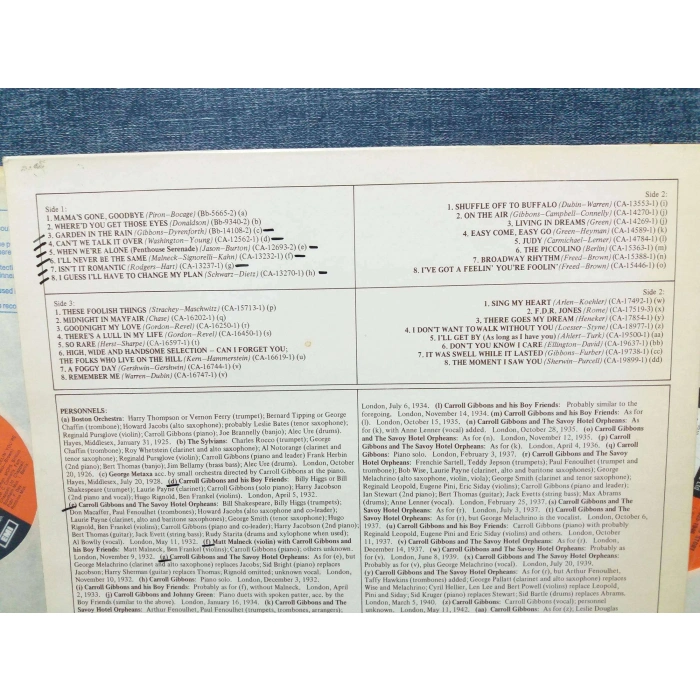 CARROL GIBBONS STORY   2 LP