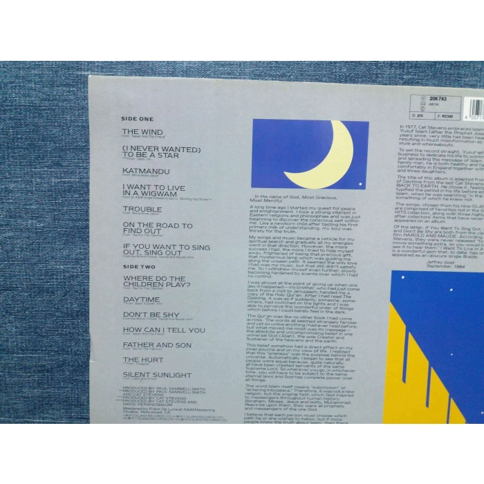 CAT STEVENS FOOTSTEPS IN THE DARK