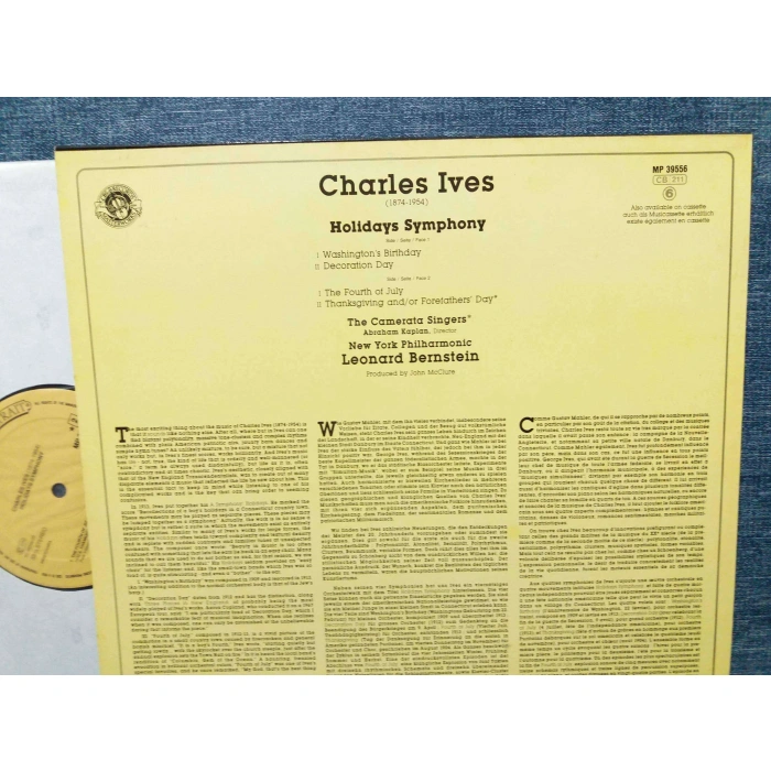 CHARLES IVES HOLIDAYS SYMPHONY