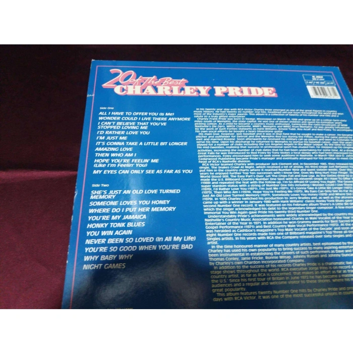 CHARLEY PRIDE 20 BEST OF