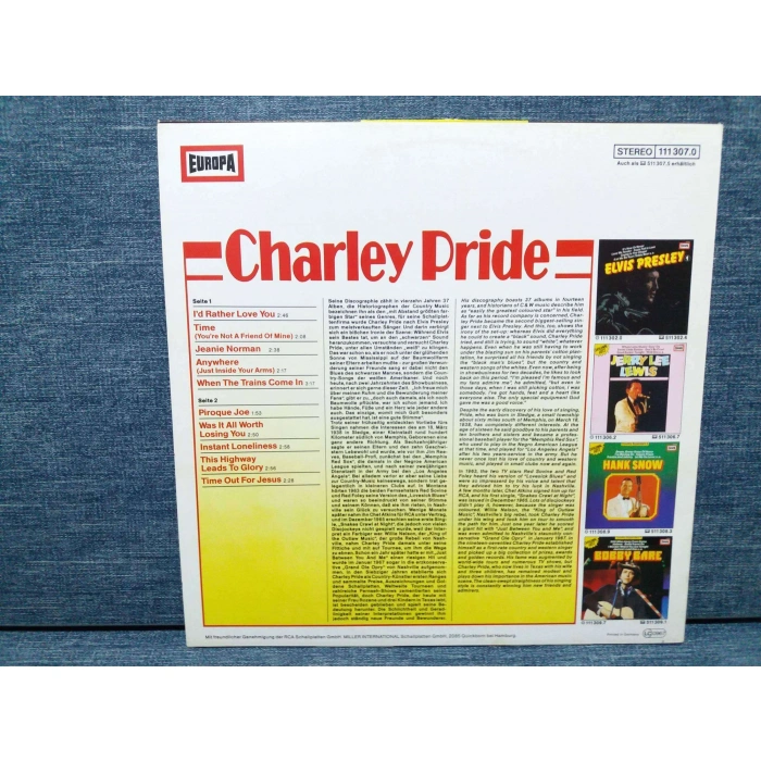 CHARLEY PRIDE BEST OF