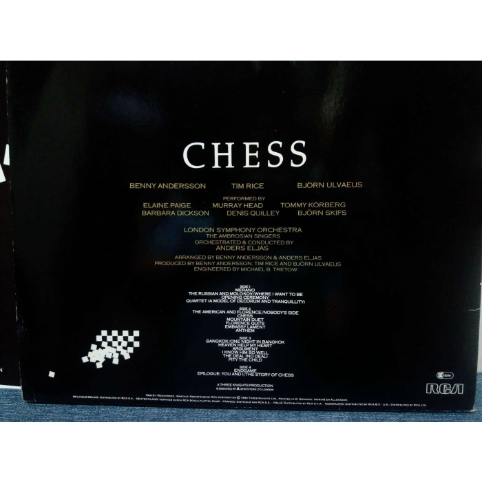 CHESS (ABBA)  MUSICAL ALBUM   2 LP