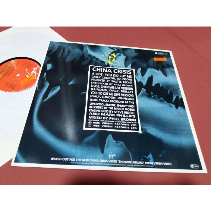 CHINA CRISIS YOU DID CUT ME MAXI LP