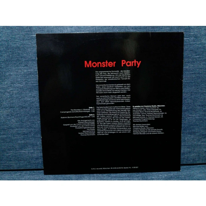 CHOO CHOOS DINER BIG BAND MONSTER PARTY