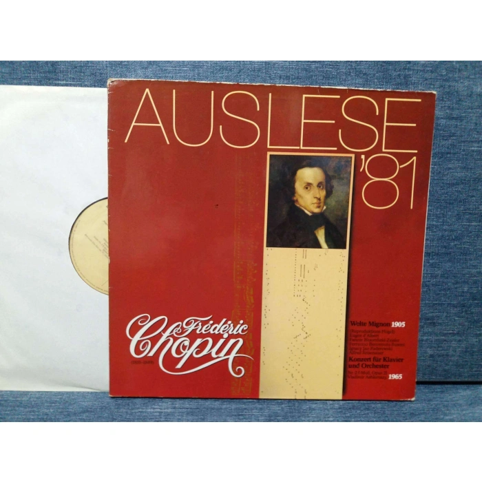 CHOPIN POLONAISE PRELUDE WALZER ETÜDE ALFRED REISENAUER