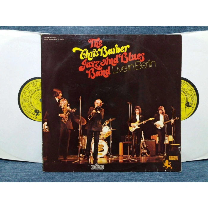 CHRIS BARBER JAZZ AND BLUES LIVE BERLIN    2 LP