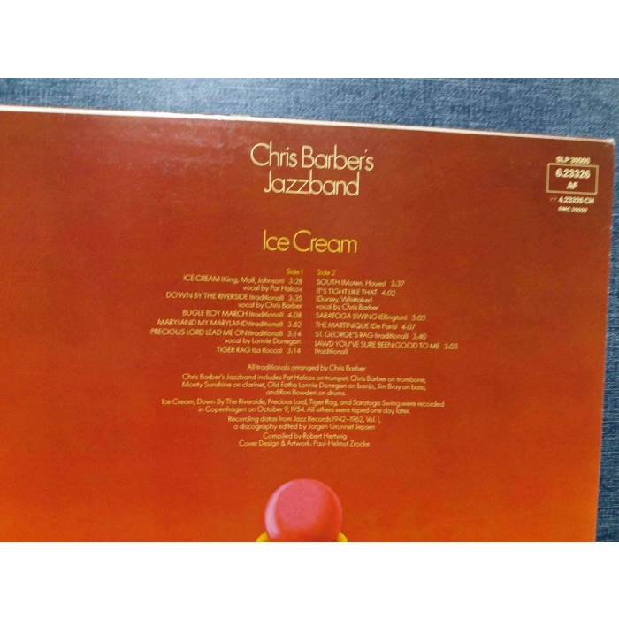 CHRIS BARBER JAZZ BAND ICE CREAM