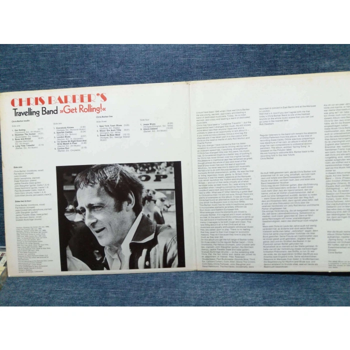 CHRIS BARBERS GET ROLLING  2 LP