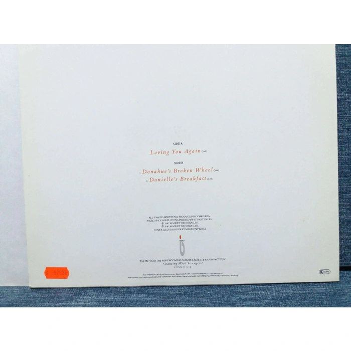 CHRIS REA LOVING YOU AGAIN MAXI LP