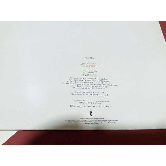 CHRIS REA QUE SERA MAXI LP