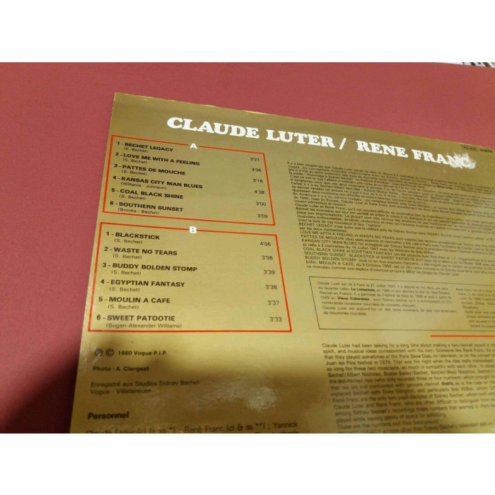 CLAUDE LUTER RENE FRANC CLARINET DUETS