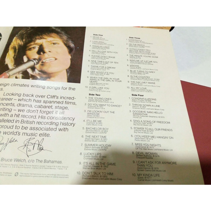 CLIFF RICHARD 40 GOLDEN GREATS 2 LP