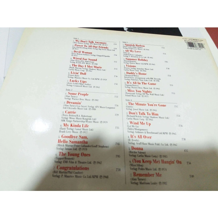 CLIFF RICHARD REMEMBER GREATS    2 LP