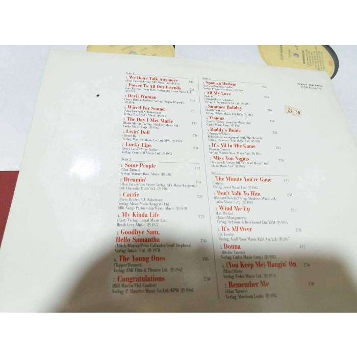 CLIFF RICHARD REMEMBER ME   2 LP