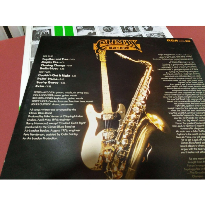 CLIMAX BLUES BAND GOLD PLATED