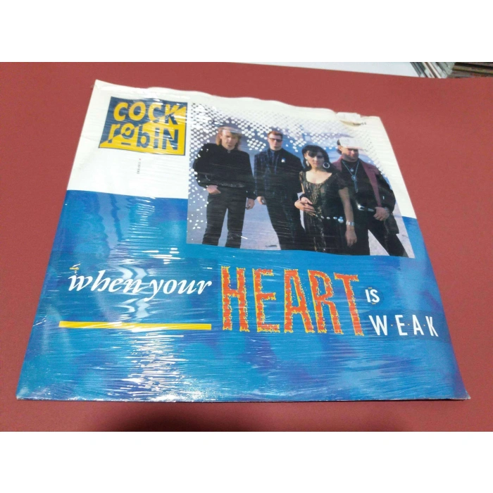 COCK ROBIN WHEN YOUR HEART  MAXI LP