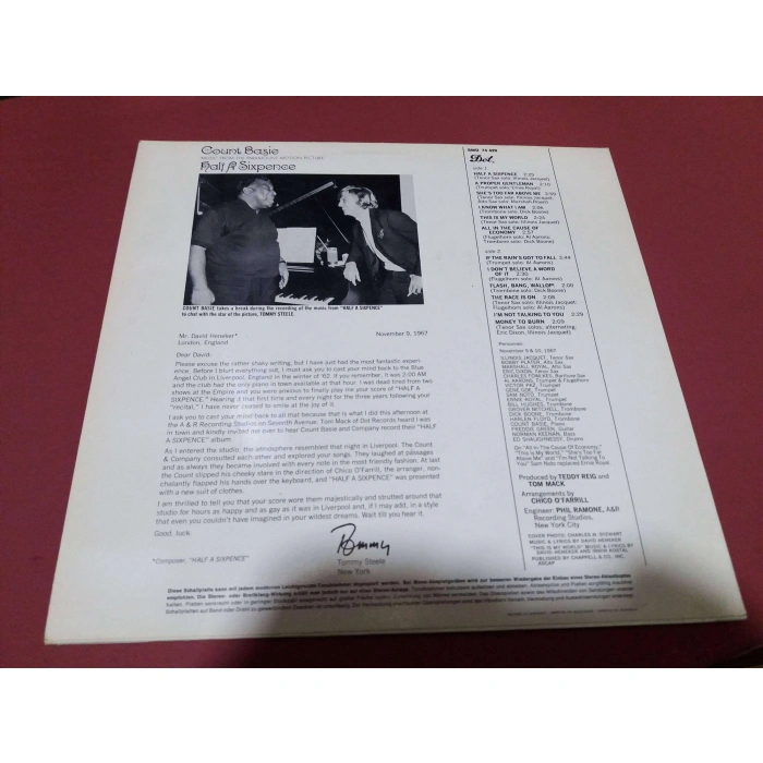 COUNT BASIE HALF A SIXPENCE FILM SOUNDTRACK