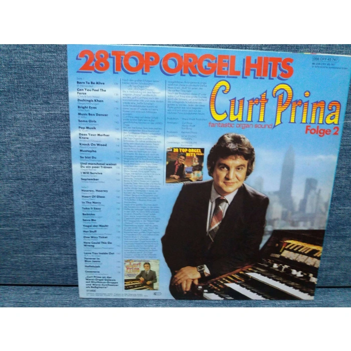 CURT PRINA 28 TOP ORGEL HITS