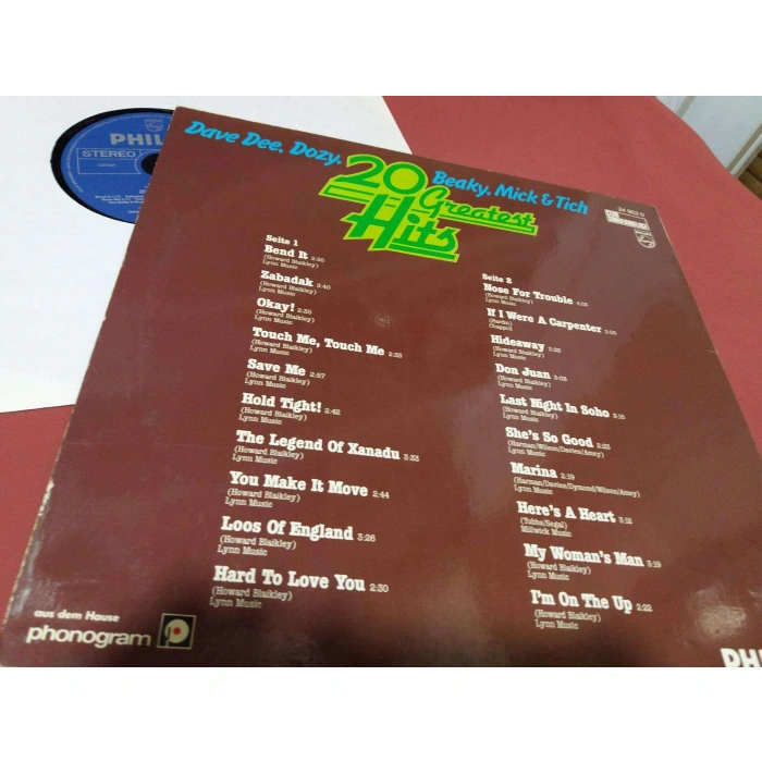 DAVE DEE DOZY BEAKY MICK TICH GREATEST HITS