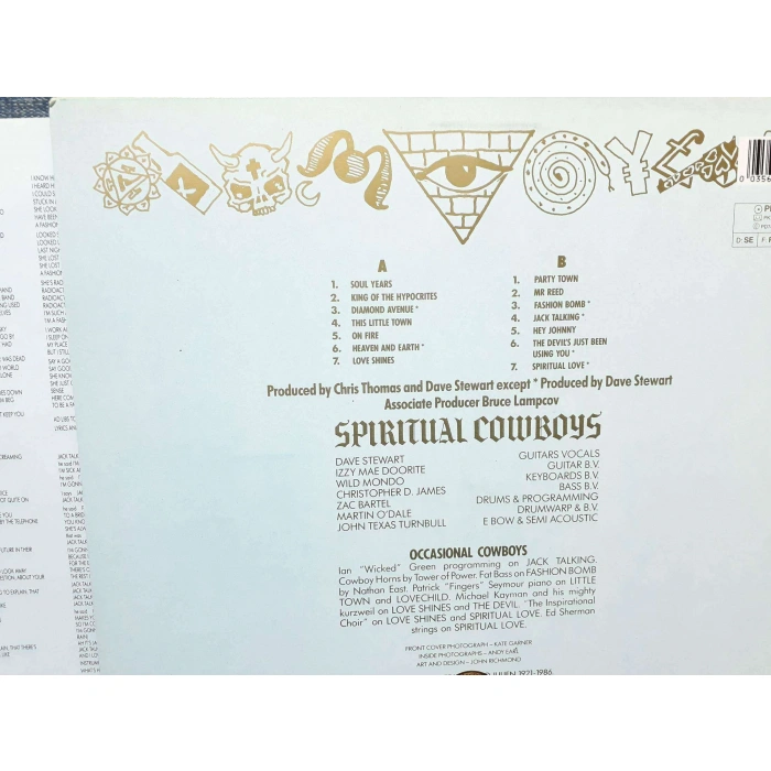 DAVE STEWART (EURYTHMICS) SPIRITUAL COWBOYS