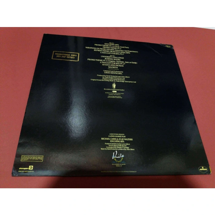 DAVID HENTSCHEL RITA EDUCATING  { PROMO COPY }