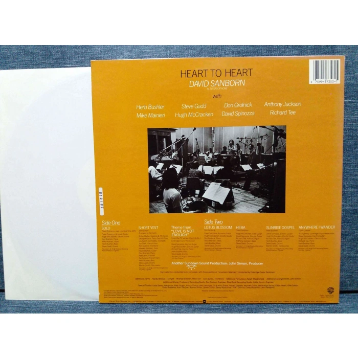 DAVID SANBORN HEART TO HEART